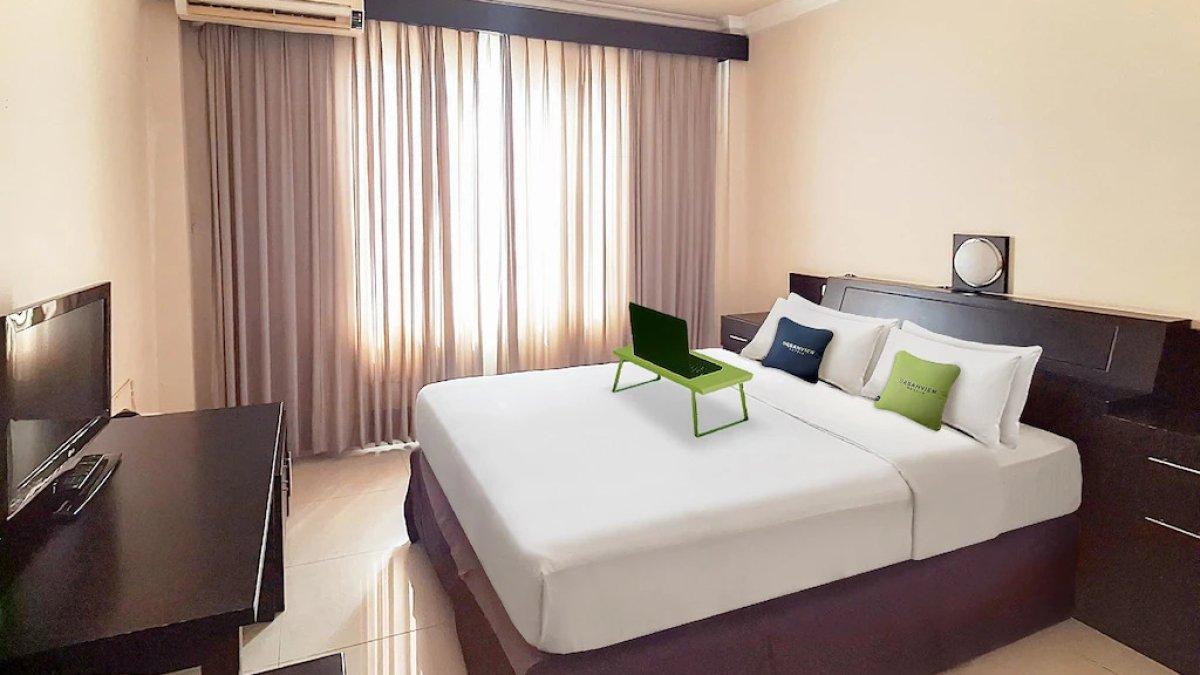 Ilustrasi tipe kamar yang ada di Urbanview Hotel Surya Kahayan Palangkaraya by RedDoorz