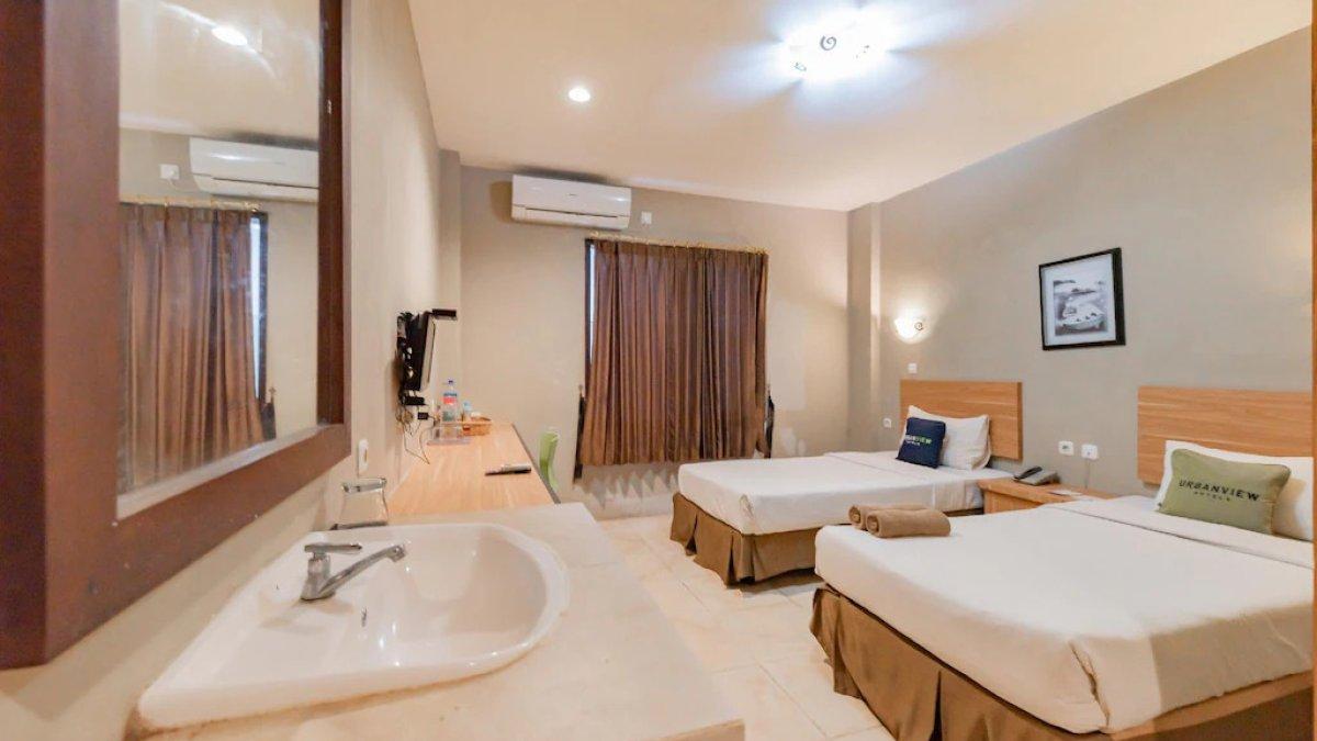 Ilustrasi tipe kamar yang ada di Urbanview Hotel Ulin Samarinda by RedDoorz