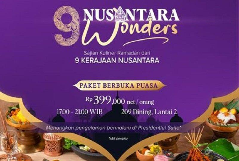 Vasa Hotel, satu hotel di Surabaya Jawa Timur yang menawarkan paket bukber all you can eat Ramadan 2024.