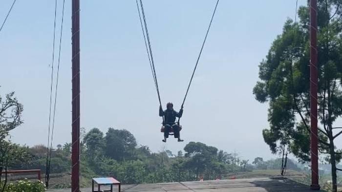 Villa Khayangan di wilayah Wargajaya, Kecamatan Sukamakmur, Kabupaten Bogor, Selasa (20/8/2024).