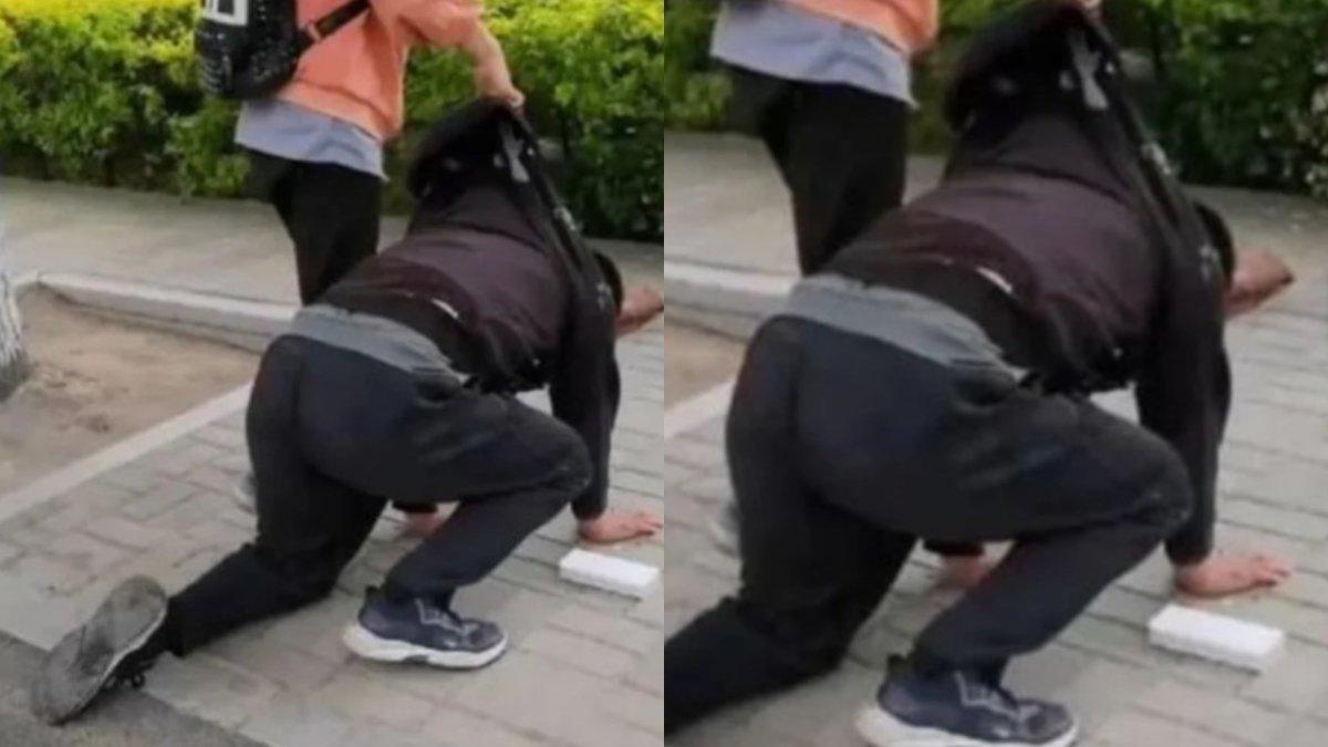 Viral gadis remaja tantrum gara-gara tak dibelikan iPhone, ayah berlutut minta maaf.