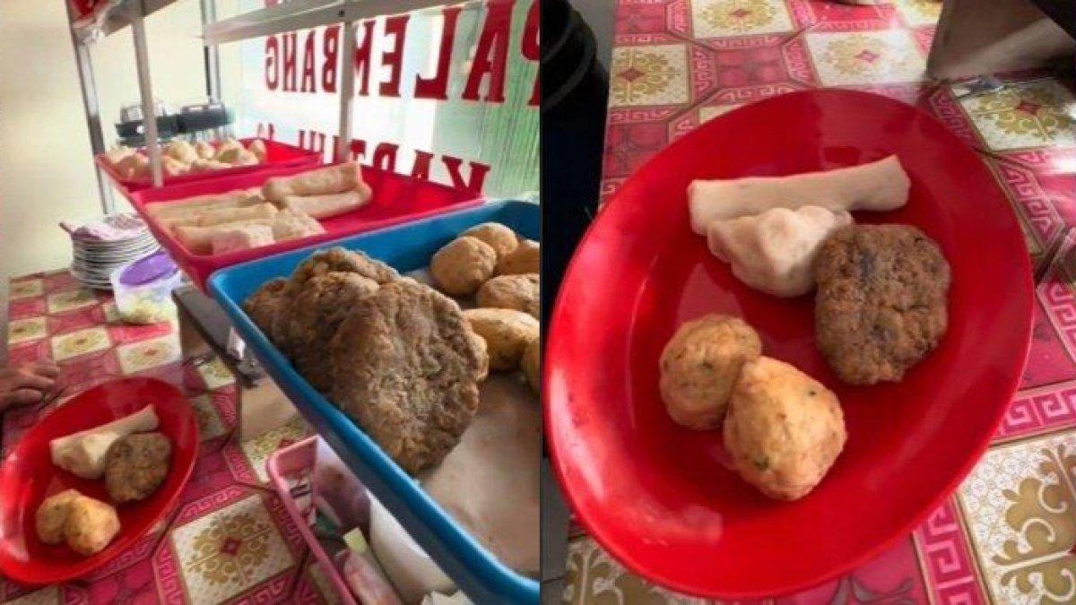 Viral penampakan pempek Palembang yang dijual di Mangga Besar dibanderol Rp 119 ribu, lenjer per butir Rp 31 ribu.