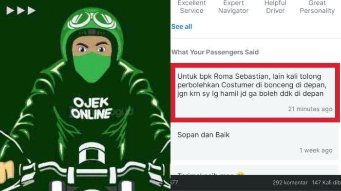 Viral permintaan aneh ibu hamil kepada driver ojek online