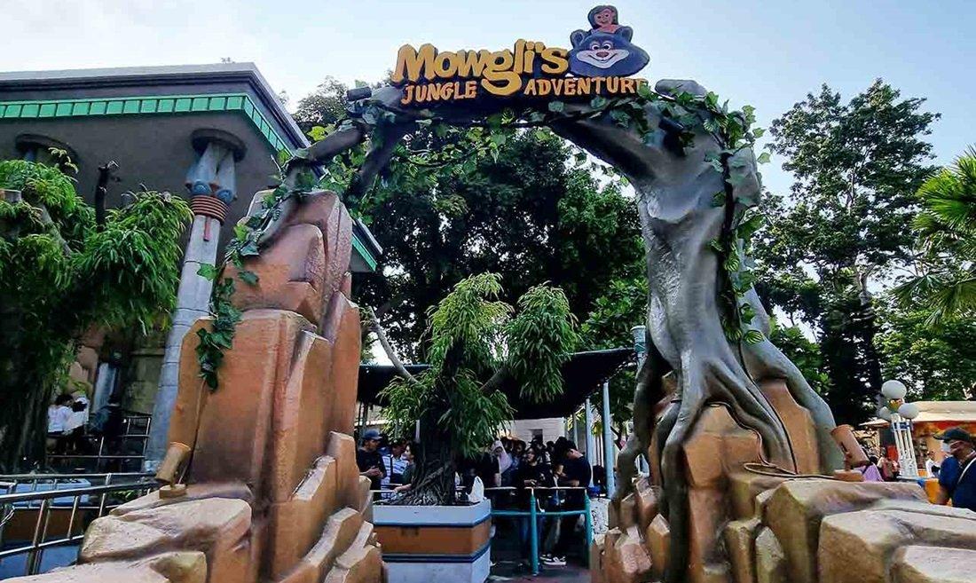Wahana Mowgli's Jungle Race 4D Simulator di Dufan.