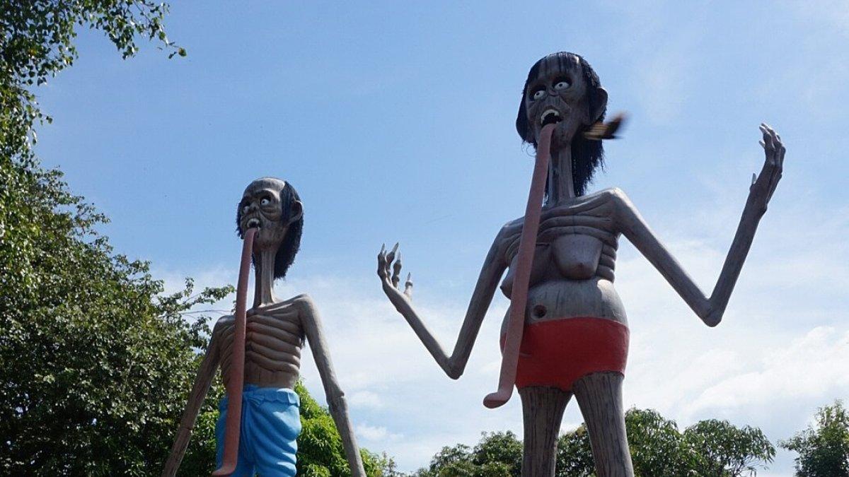 Wat Saen Suk, satu tempat wisata terbaik di Chonburi Thailand yang menarik buat kamu kunjungi.