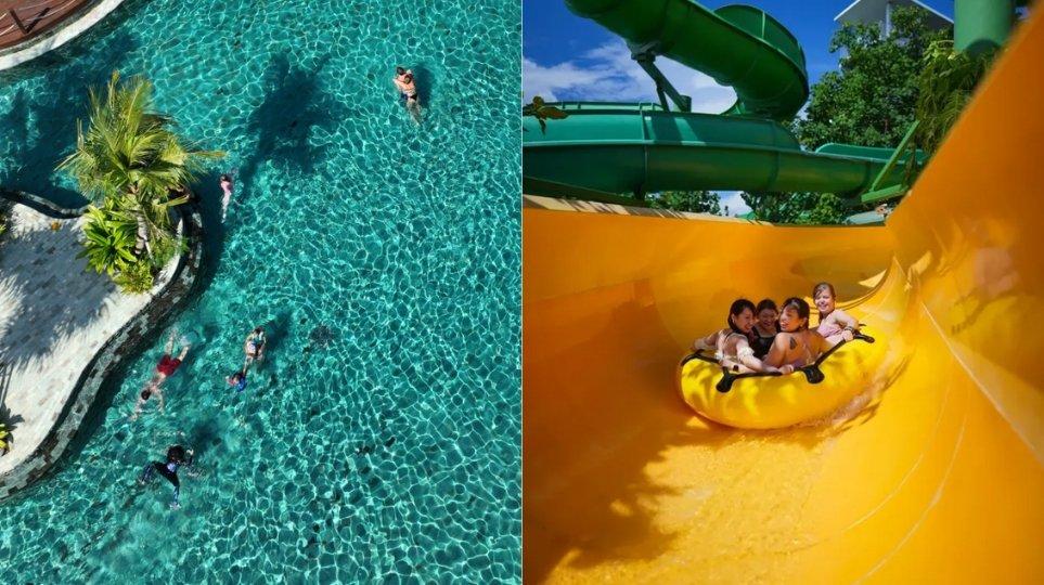 Deretan wahana di Waterbom Bali.