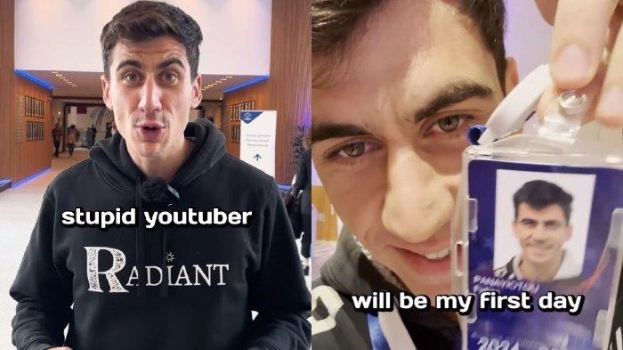 YouTuber terkejut ketika diterima bekerja sebagai anggota Parlemen di Eropa.