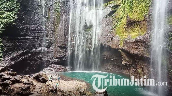 Air Terjun Madakaripura, tempat wisata di Probolinggo, Jawa Timur, Sabtu (7/9/2019).