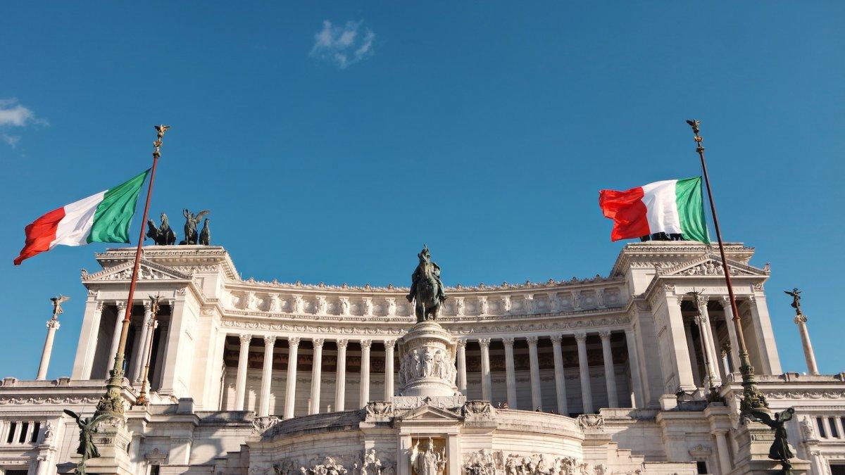 Altare della Patria, Piazza Venezia, Roma, Italia.