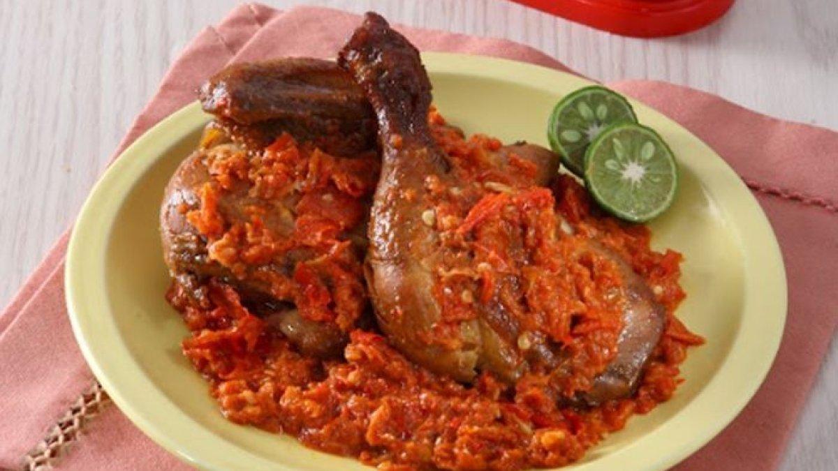 Ayam bakar sambel penyet