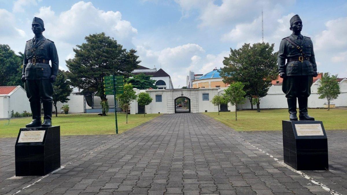 Bagian dalam Museum Benteng Vredeburg, Jogja.