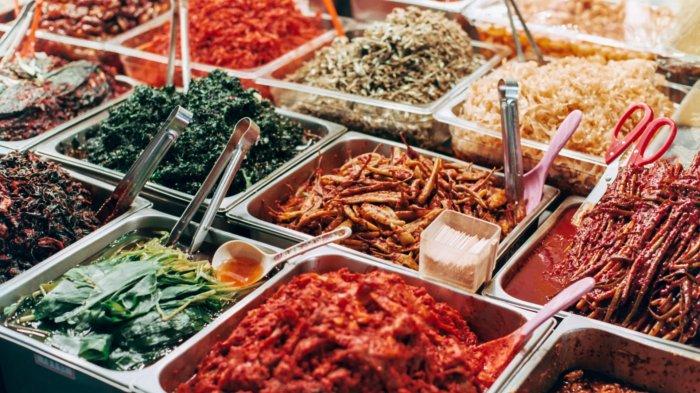 Banchan, kuliner khas Korea Selatan yang sering hadir dalam drama Korea.