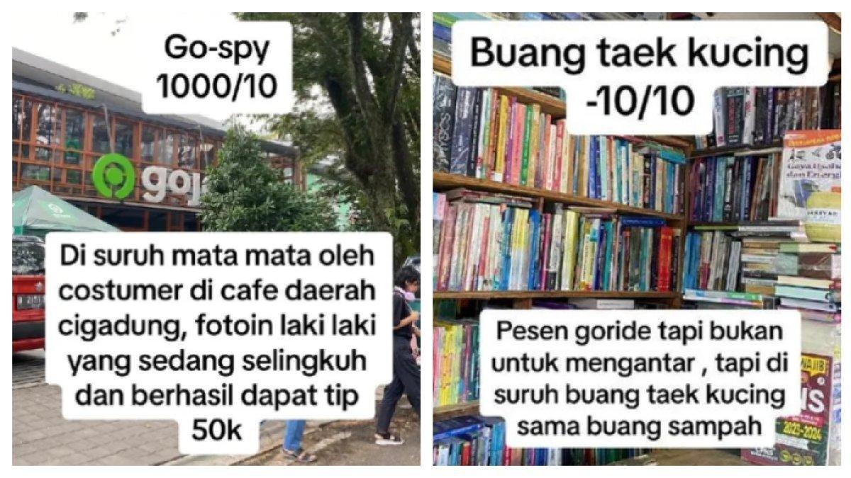 Rupanya demi mendapatkan bintang 5, banyak tugas-tugas yang tak masuk di akal yang kerap diterima oleh driver ojol.