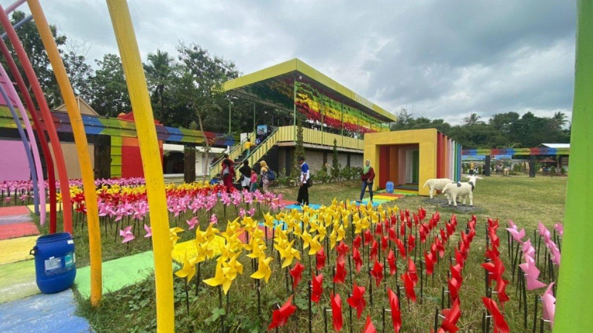 Wisata Borobudur Land di Jalan Dusun Gayu, Bojong, Wringinputih, Kecamatan Borobudur, Kabupaten Magelang, Jawa Tengah, Selasa (6/6/2023).