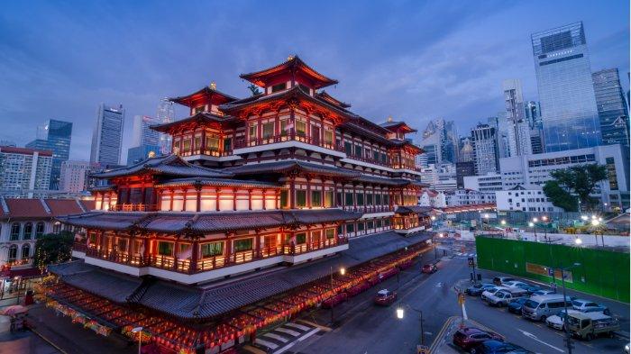 Buddha Tooth Relic Temple & Museum, satu tempat wisata gratis di Singapura