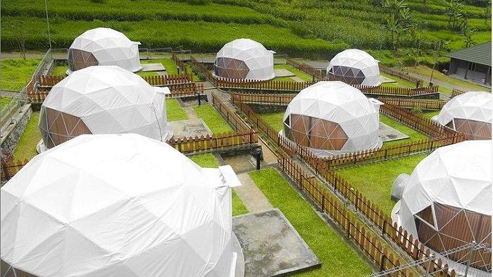 Dome Glamping Dawala di Lembah Indah Malang.