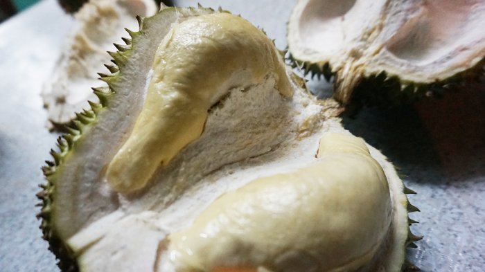 Durian di Magsaysay Street, Davao City, Filipina.