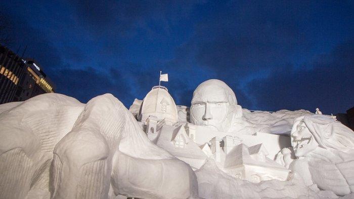 Festival Salju Sapporo, satu tempat wisata terbaik di Sapporo Hokkaido Jepang.