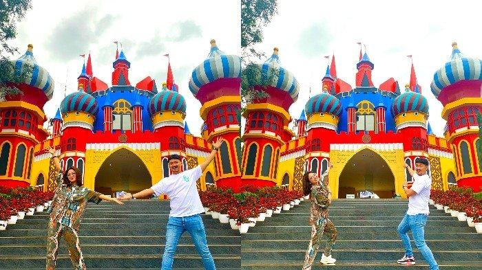 Bangunan bak negeri dongeng jadi daya tarik di Florawisata D'Castello, tempat wisata milik Dewi Perssik.