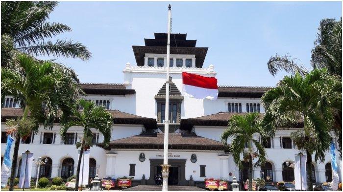 Gedung Sate di Bandung, jawa Barat.