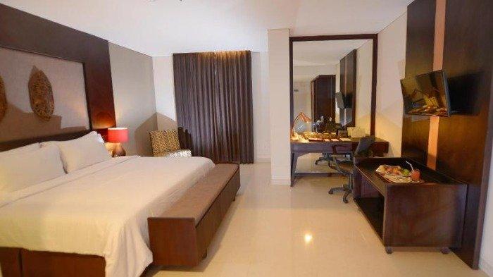 Kamar penginapan di Grand Tjokro Balikpapan, Selasa (24/3/2020).