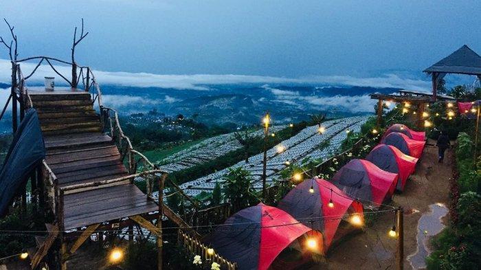 Mangli Sky View, satu tempat wisata terbaik di Magelang, Jawa Tengah.