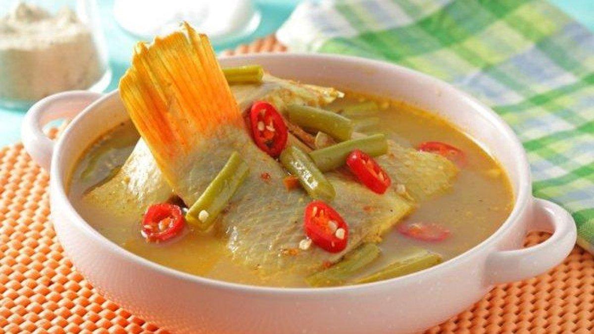 Ilustrasi ikan kuah asam.