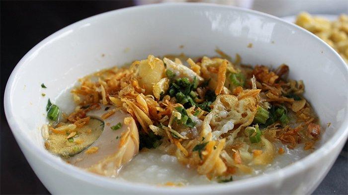 Ilustrasi bubur ayam Bandung.