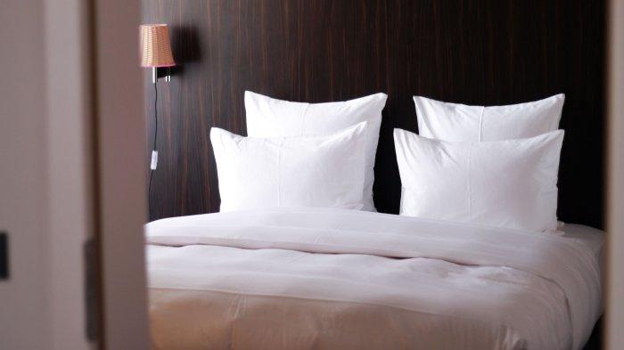 Ilustrasi kamar hotel.