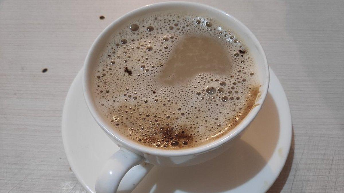 Ilustrasi kopi panas.