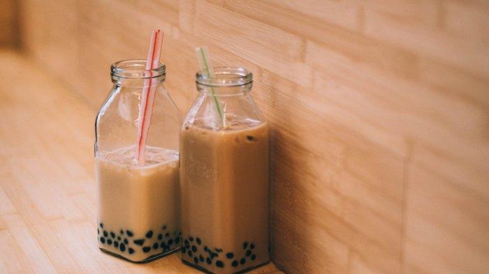 Ilustrasi minuman boba.