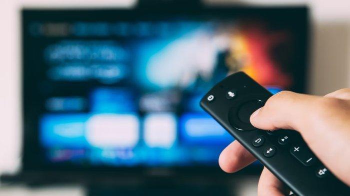 Ilustrasi nonton TV