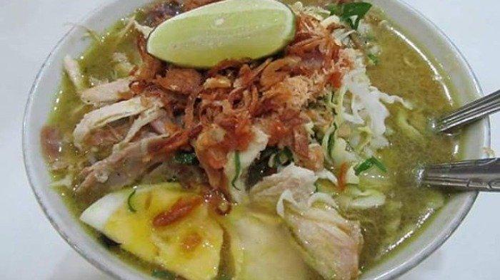 Ilustrasi soto ayam Lamongan.