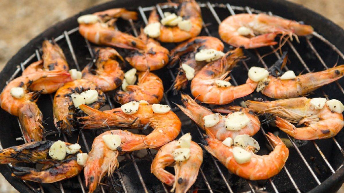 Ilustrasi udang bakar madu.