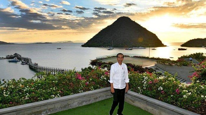 Jokowi di Puncak Waringin, Labuan Bajo, Nusa Tenggara Timur