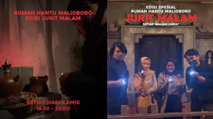 Wahana baru Jurit Malam di Rumah Hantu Malioboro yang hadir setiap malam Jumat.