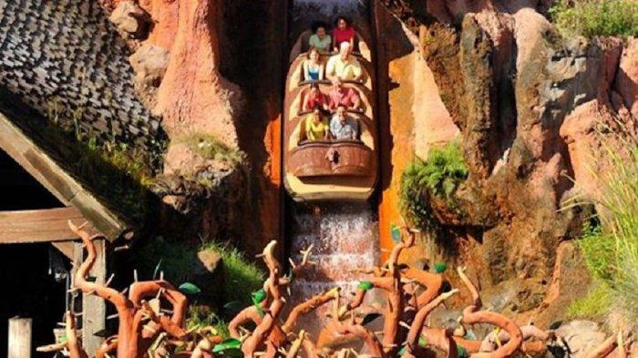 Pengunjung yang sedang menikmati wahana di Disney World, Florida. Sepasang suami istri nekat menjual rumah mereka untuk pindah ke Florida agar lebih dekat dengan Disney World.