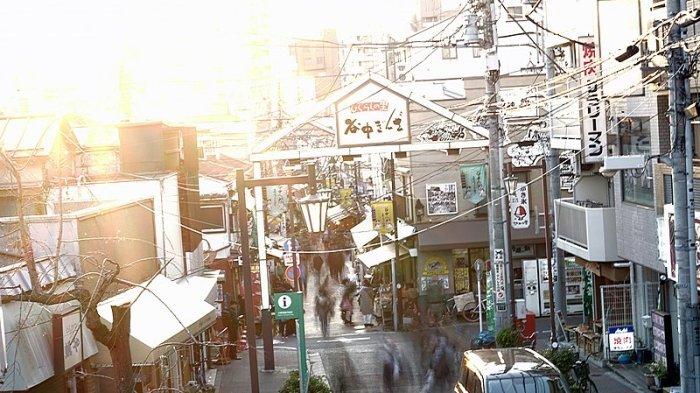 Kawasan Yanaka satu daerah yang secara kolektif dikenal sebagai Yanesen, Tokyo Jepang