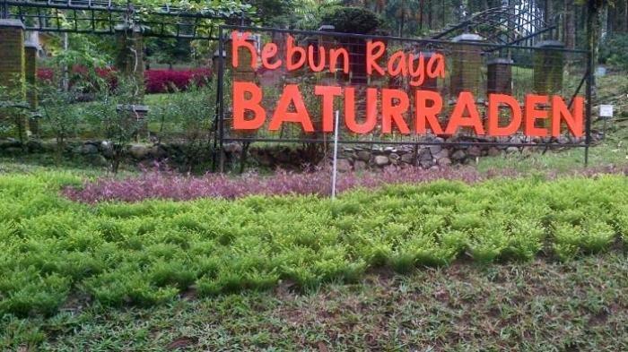 Kebun Raya Baturraden di kawasan wisata Baturaden, Purwokerto, Jawa Tengah.