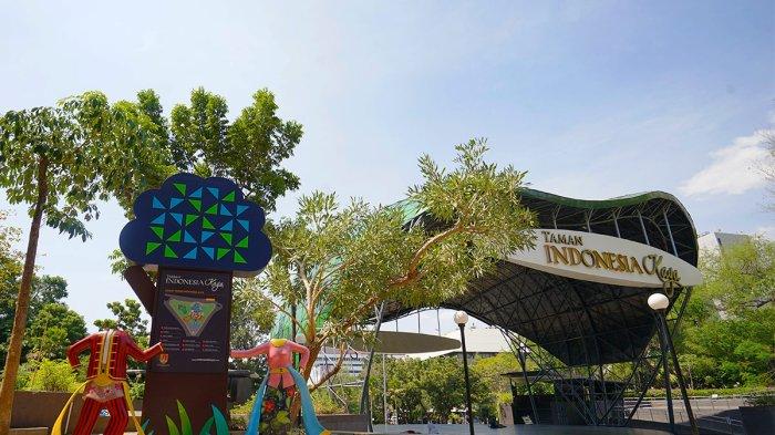 Keindahan Taman Indonesia Kaya, tempat wisata populer di Kecamatan Semarang Selatan, Kota Semarang, Jawa Tengah.