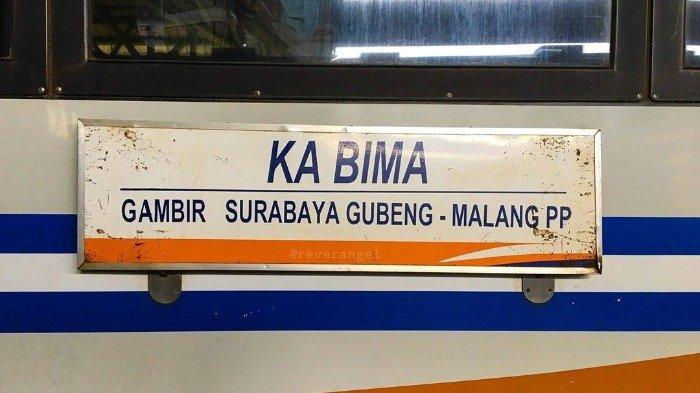 Kereta Reguler KA Bima, Kamis (9/7/2020).