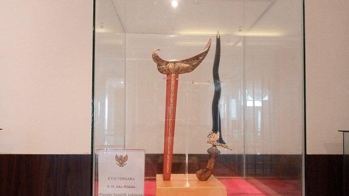 Keris Presiden Jokowi bernama Kyai Tengara ada di Museum Keris Solo, Rabu (3/11/2021).
