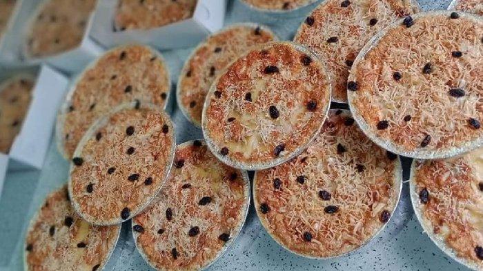Menu klappertaart dari Dapur BundaN yang terletak di Kecamatan Malalayang, Kota Manado, Sulawesi Utara.