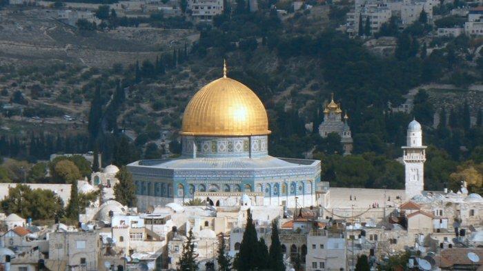 Kompleks Masjid Al Aqsa di Yerusalem, Palestina.