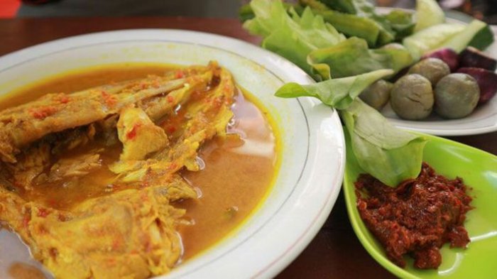 Lempah Kuning khas Bangka, Jumat (28/7/2017).