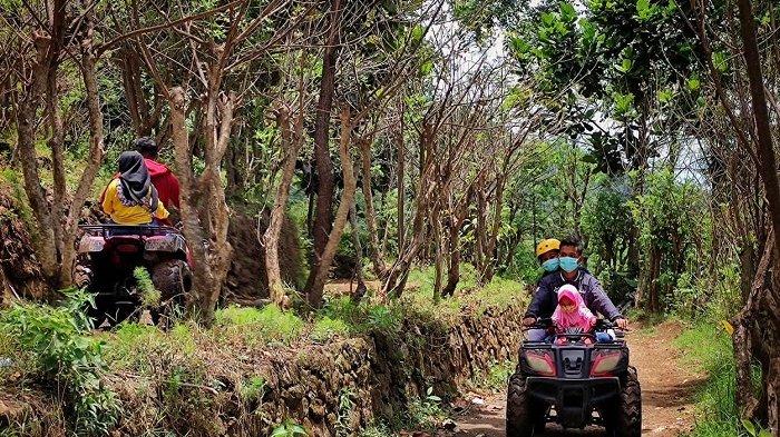Wahana ATV di Little Ranch, Kawasan Wisata Umbul Sidomukti.