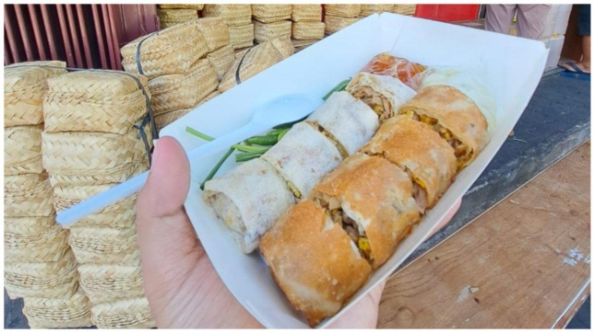 Penyajian satu porsi Loenpia Gang Lombok Semarang.