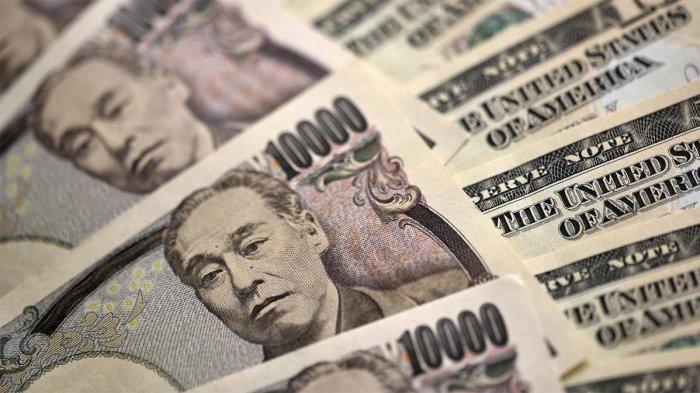 Ilustrasi mata uang Yen.