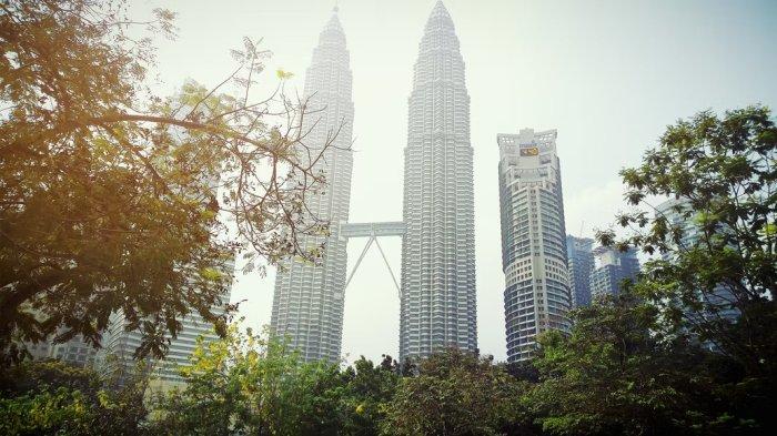 Menara Petronas di Kuala Lumpur, Malaysia.