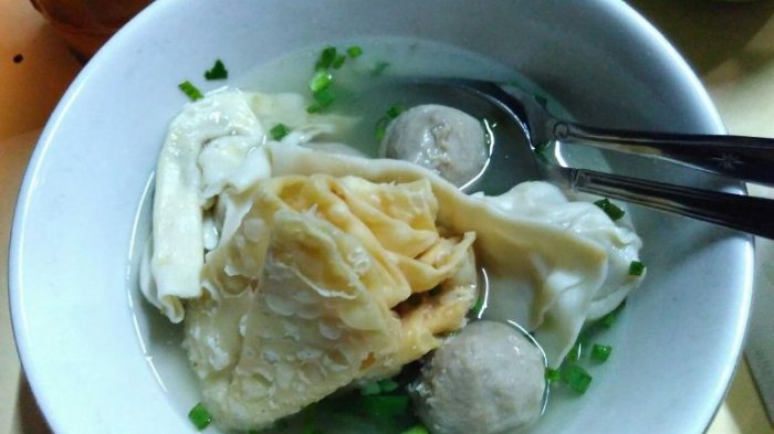 Menu di Bakso President Malang